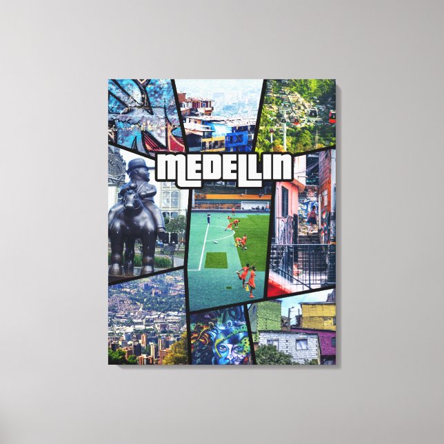 Colombia Antioquia Medellin Canvas Print (Front)