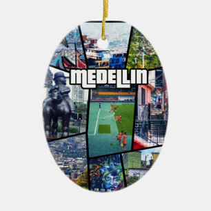 Colombia Antioquia Medellin Ceramic Ornament