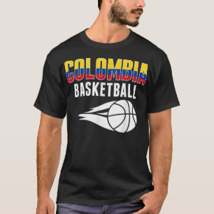 Colombia Basketball Fans Jersey Colombian Flag Spo T-Shirt