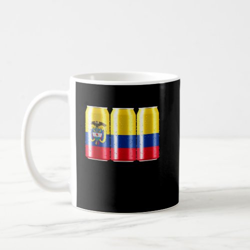 Colombia Beer Flag In A Can _ Patriotic Beer Can B Coffee Mug
