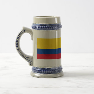 colombia beer stein