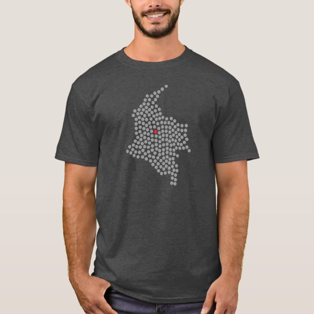 Colombia Bogota Dots T-Shirt (Front)