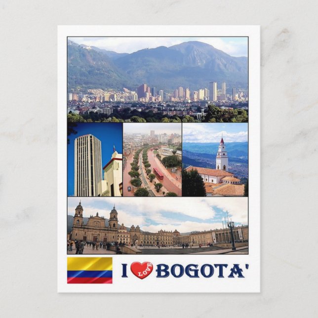 Colombia - Bogotà - I Love - Postcard (Front)