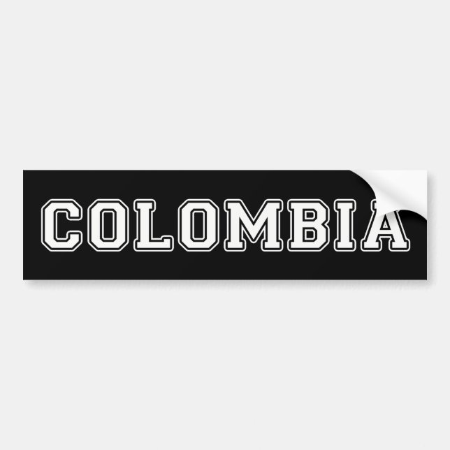 Colombia Bumper Sticker (Front)