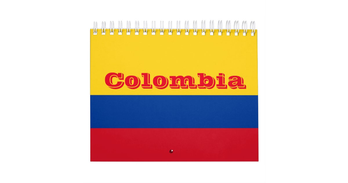 Colombia Calendar | Zazzle.com