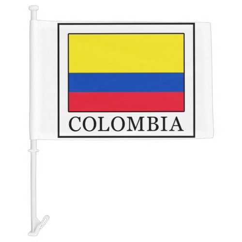 Colombia Car Flag