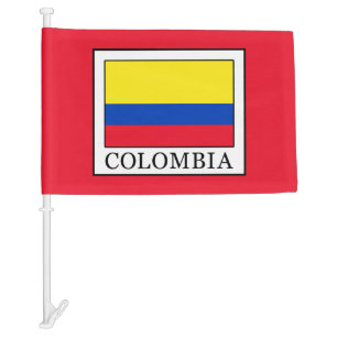 Colombia Car Flag
