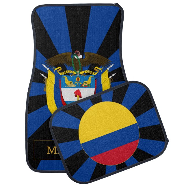 Colombia Car Floor Mat & Colombian Flag / Patriots (Set)