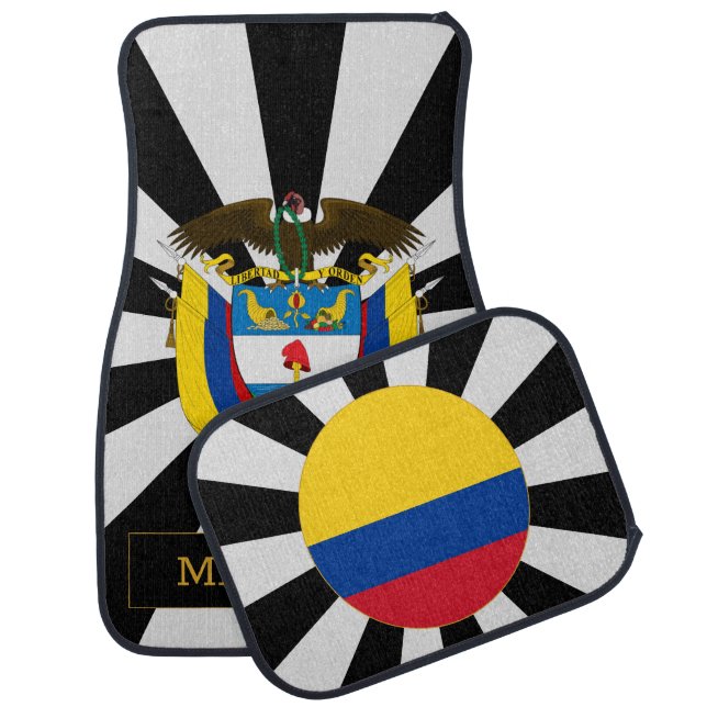 Colombia Car Floor Mat & Colombian Flag / Patriots (Set)