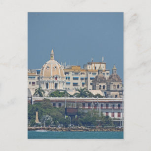 Colombia-Cartagena Waterfront Postcard