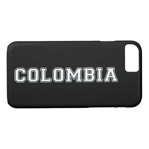 Colombia iPhone 87 Case