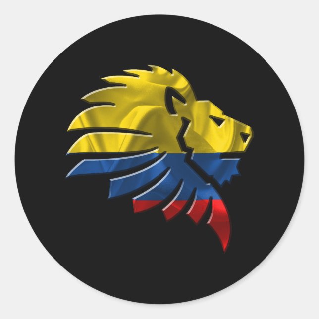 Colombia Classic Round Sticker (Front)