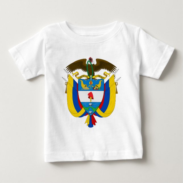 Colombia Coat of Arms Baby T-Shirt (Front)