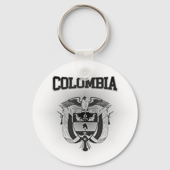 Colombia  Coat of Arms Keychain (Front)