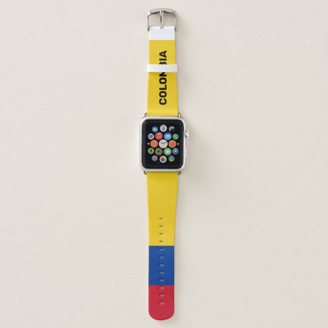 Colombia - Colombian Flag Apple Watch Band (Front)