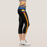 Colombia & Colombian Flag fashion, Fitness, Sports Capri Leggings<br><div class="desc">WOMEN's LEGGINGS: Colombia & Colombian Flag fashion - love my country, national patriots, holiday, active fitness, running & yoga /sports fans</div>