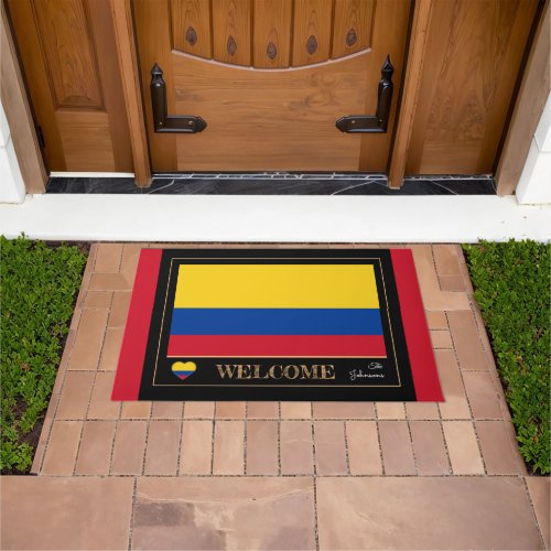 Colombia  Colombian Flag house sports Welcome Doormat