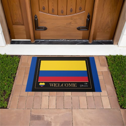 Colombia  Colombian Flag house sports Welcome Doormat