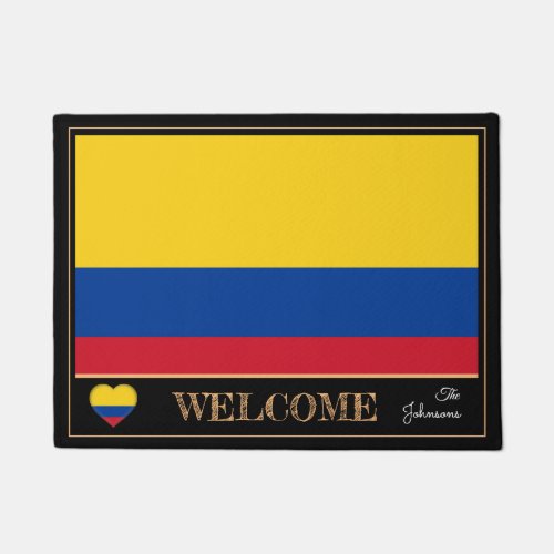 Colombia  Colombian Flag house sports Welcome Doormat