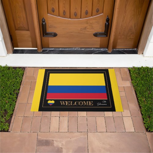 Colombia  Colombian Flag house sports Welcome Doormat