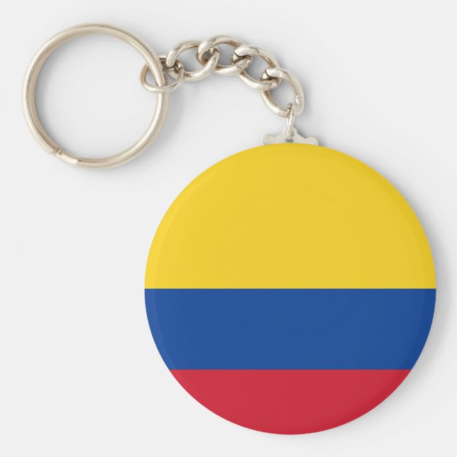 Colombia (Colombian) Flag Keychain (Front)