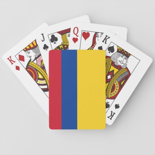 Colombia Colombian Flag Poker Cards