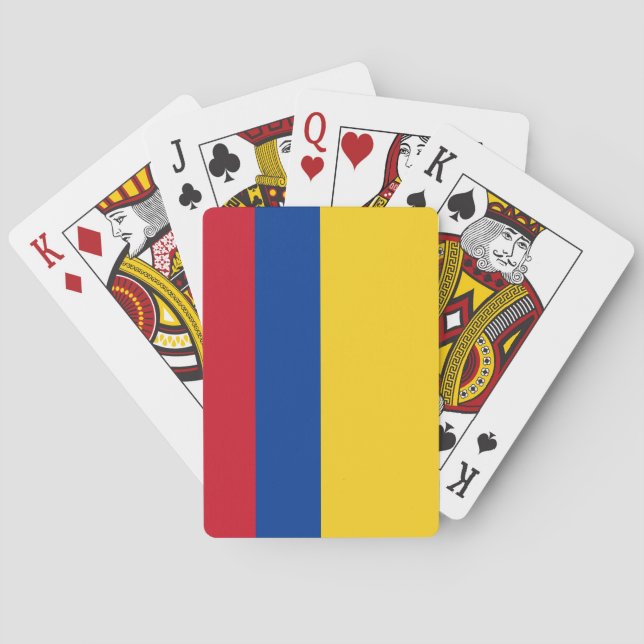 Colombia (Colombian) Flag Poker Cards (Back)