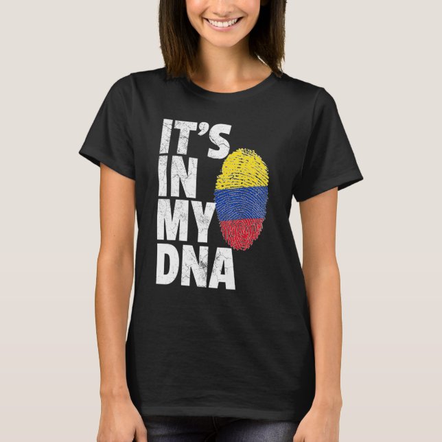 Colombia Colombian Flag  Pride Country Home Nation T-Shirt (Front)