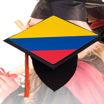 Colombia & Colombian Flag - Students /university Graduation Cap Topper by FlagMyWorld at Zazzle