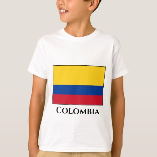 Colombia Colombian Flag T_Shirt