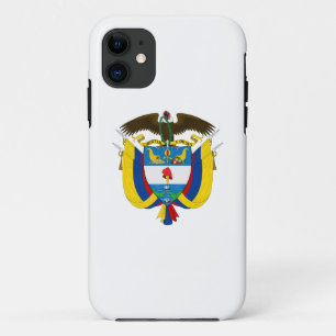 Colombia country coat arms symbol emblem flag iPhone 11 case