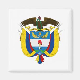 Colombia country coat arms symbol emblem flag magnet