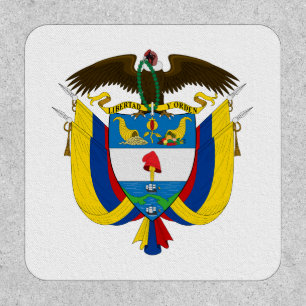 Colombia country coat arms symbol emblem flag patch
