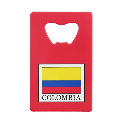 Colombia Credit Card Bottle Opener