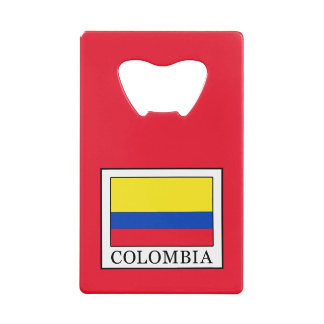 Colombia Credit Card Bottle Opener (Front)
