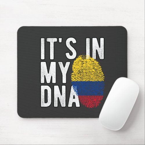 Colombia DNA Flag Mousepad