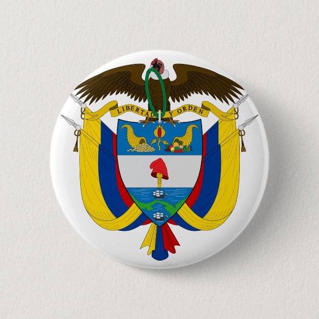 colombia emblem button (Front)
