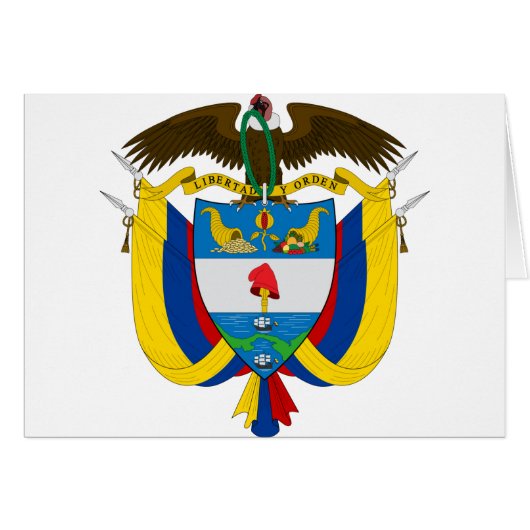 colombia emblem cards (Front Horizontal)