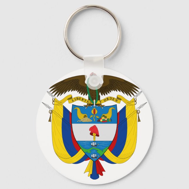 colombia emblem keychain (Front)