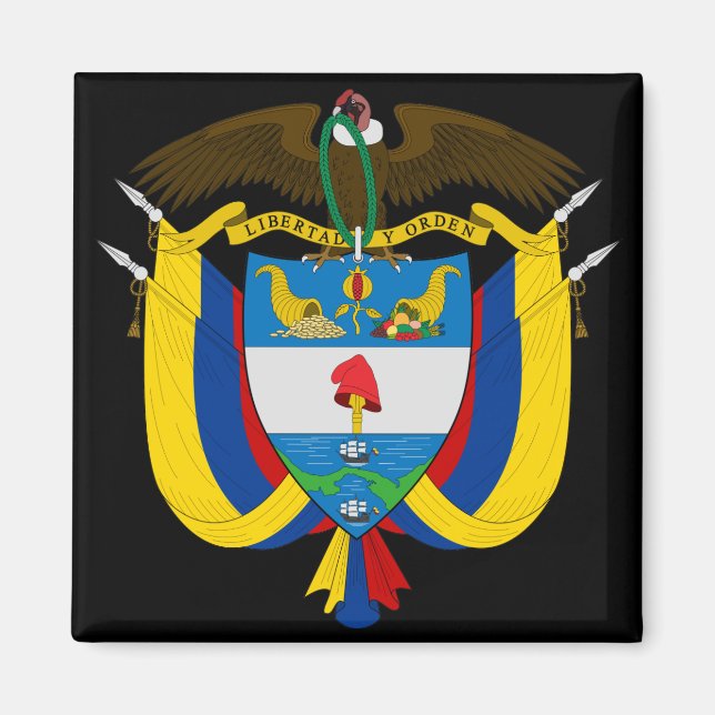 colombia emblem magnet (Front)