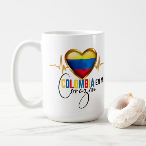 Colombia en mi Corazon Colombian Pride  Coffee Mug