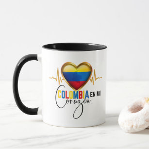 Colombia en mi Corazon Colombian Pride  Mug