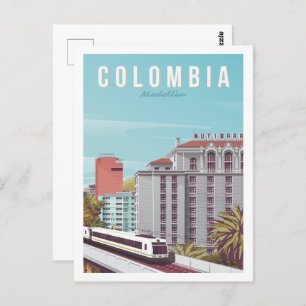 Colombia Famous Travel Place Postcard