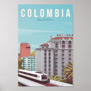 Colombia Famous Travel Place Poster