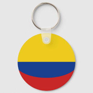 Colombia Fisheye Flag Keychain