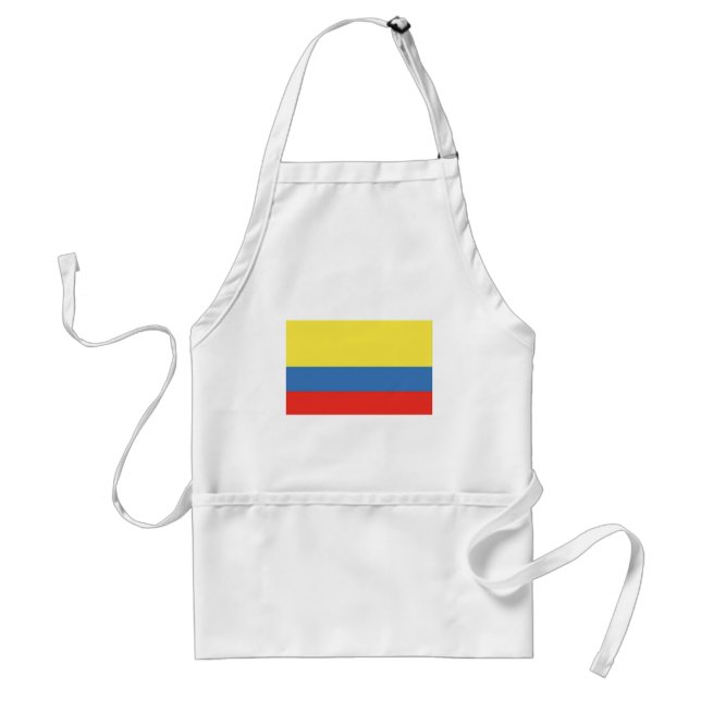 Colombia Flag Adult Apron (Front)