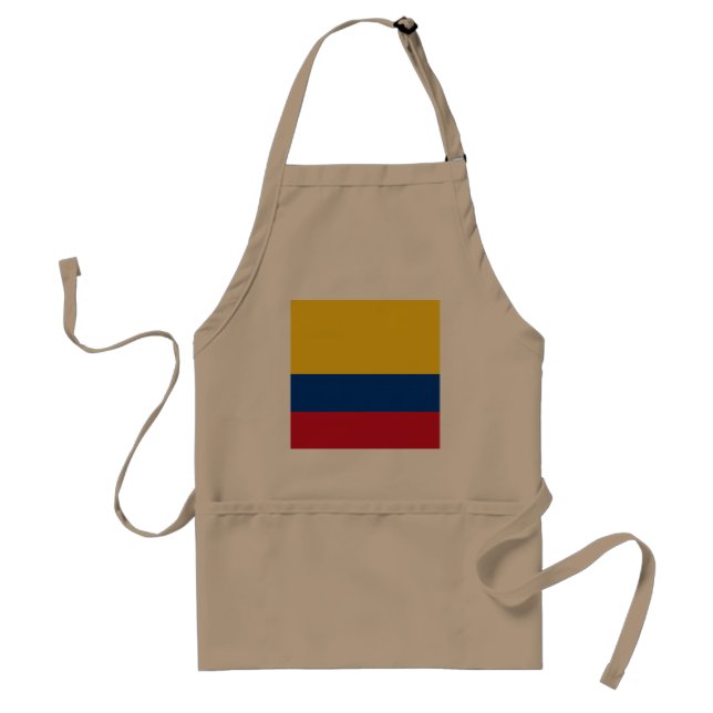 Colombia Flag Adult Apron (Front)
