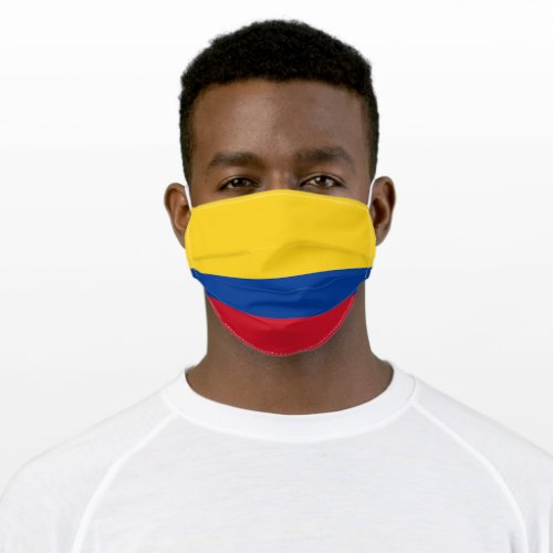 Colombia Flag Adult Cloth Face Mask