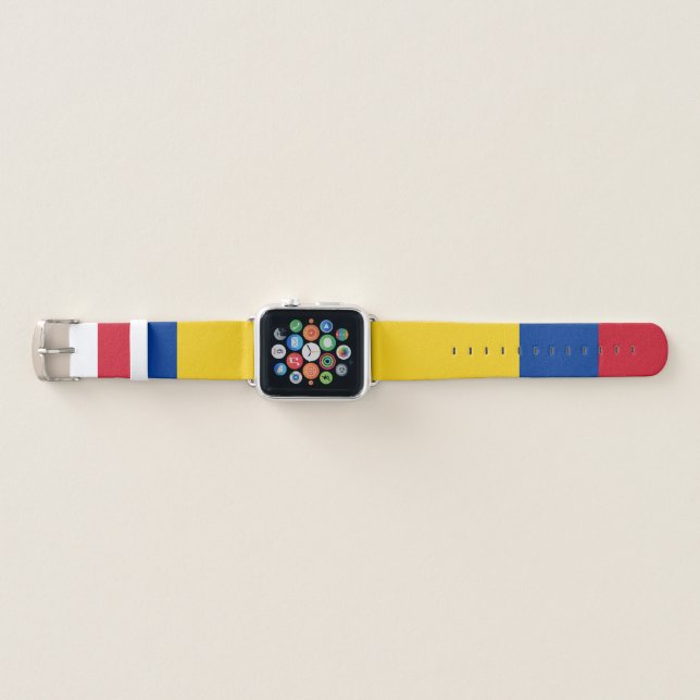 Colombia Flag Apple Watch Band (Front)