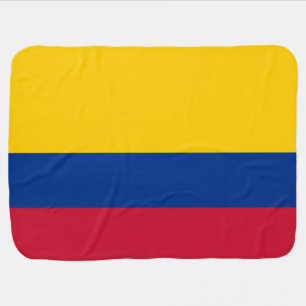 Colombia Flag Baby Blanket